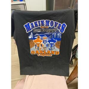 Making Moves Motorcycle Club  Supporter Oakland California Shirt Size XL